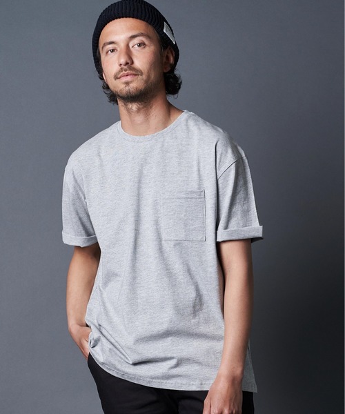 THE TWENTYSEVEN（ザ トゥエンティーセブン）の「The TWENTYSEVEN:COTTON C/N TEE コットンクルーネックTEE（Tシャツ/カットソー・メンズ・ベージュ/ホワイト/グレー/ブラック/ネイビー・L/XL/M）」の20枚目の写真
