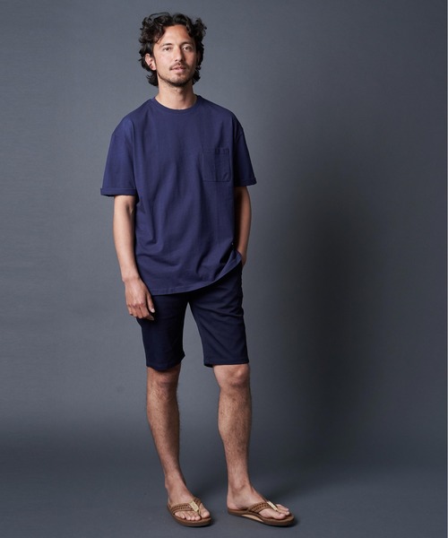 THE TWENTYSEVEN（ザ トゥエンティーセブン）の「The TWENTYSEVEN:COTTON C/N TEE コットンクルーネックTEE（Tシャツ/カットソー・メンズ・ベージュ/ホワイト/グレー/ブラック/ネイビー・L/XL/M）」の17枚目の写真