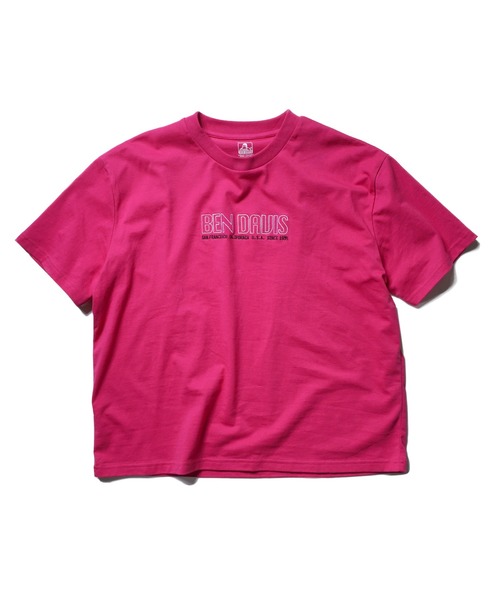 BEN DAVIS(ベンデイビス)の「《BEN DAVIS》embro TEE ladies(Tシャツ/カットソー・レディース・ホワイト/ブラック/ピンク・MEDIUM/LARGE)」の7枚目の写真