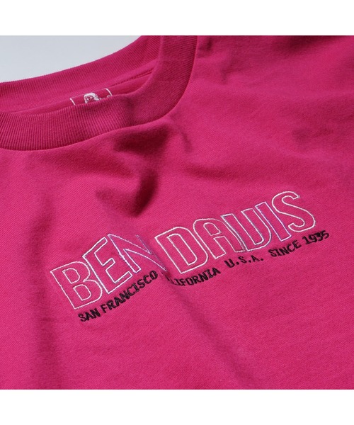 BEN DAVIS(ベンデイビス)の「《BEN DAVIS》embro TEE ladies(Tシャツ/カットソー・レディース・ホワイト/ブラック/ピンク・MEDIUM/LARGE)」の5枚目の写真