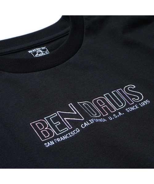 BEN DAVIS(ベンデイビス)の「《BEN DAVIS》embro TEE ladies(Tシャツ/カットソー・レディース・ホワイト/ブラック/ピンク・MEDIUM/LARGE)」の4枚目の写真