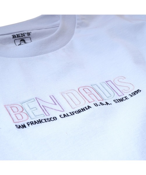 BEN DAVIS(ベンデイビス)の「《BEN DAVIS》embro TEE ladies(Tシャツ/カットソー・レディース・ホワイト/ブラック/ピンク・MEDIUM/LARGE)」の6枚目の写真