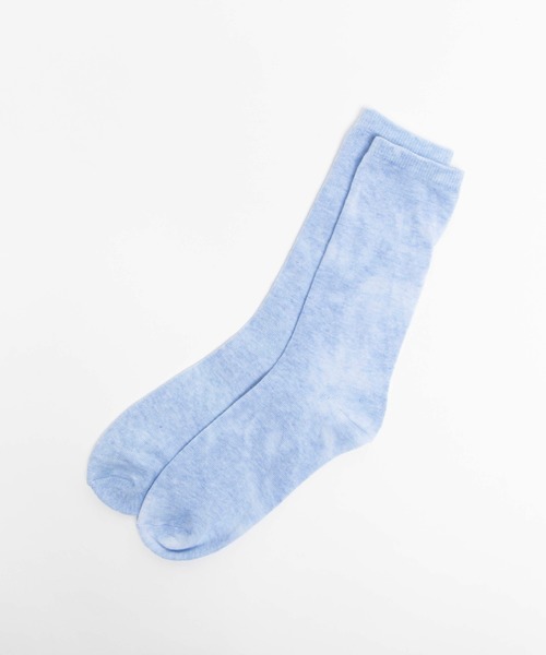 WEGO（ウィゴー）の「WEGO/単色タイダイソックス（ソックス/靴下・レディース・ブルー/パープル/グレー/イエロー・FREE）」の3枚目の写真