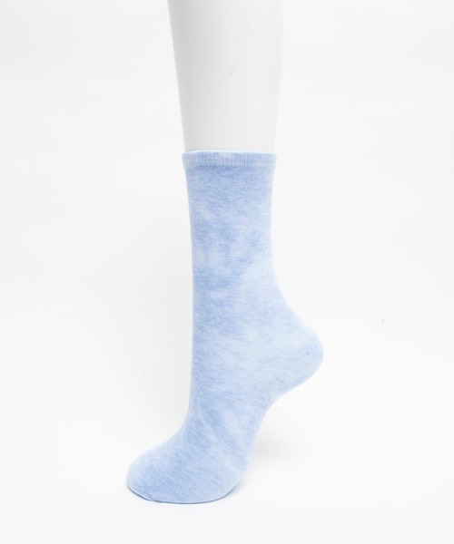 WEGO（ウィゴー）の「WEGO/単色タイダイソックス（ソックス/靴下・レディース・ブルー/パープル/グレー/イエロー・FREE）」の5枚目の写真