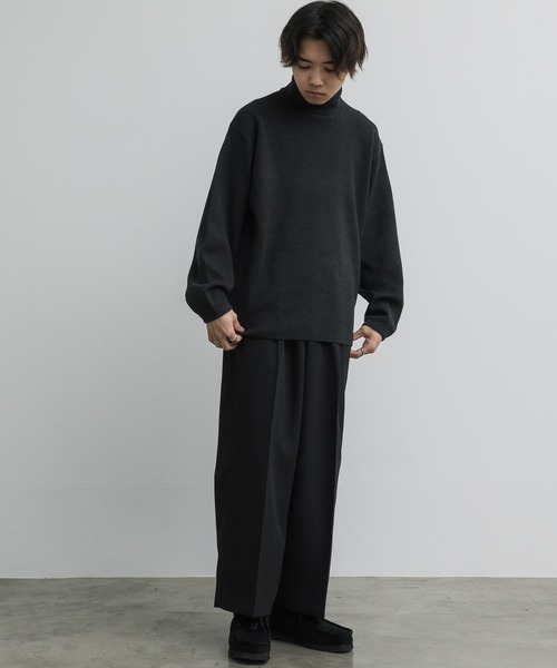 MILANO RIB HEAVY WEIGHT TURTLE（ニット/セーター）｜WYM LIDNM