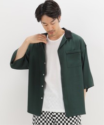 INHERIT | Odd sleeve bi-collar シャツ(シャツ/ブラウス)