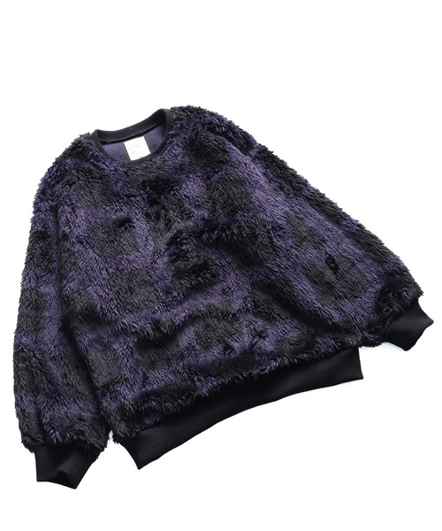 SHAREEF（シャリーフ）の「BLOCK CHECK FUR L/S PULL OVER（スウェット 
