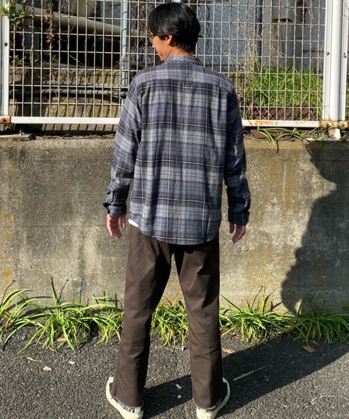 Hurley (ハーレー)の「HURLEY/ハーレー チェック柄 カラーシャツ CU1010(シャツ/ブラウス・メンズ・グレー/グリーン/グレー系その他/マルチ/ブルー系その他/ブラウン・M/L)」の8枚目の写真