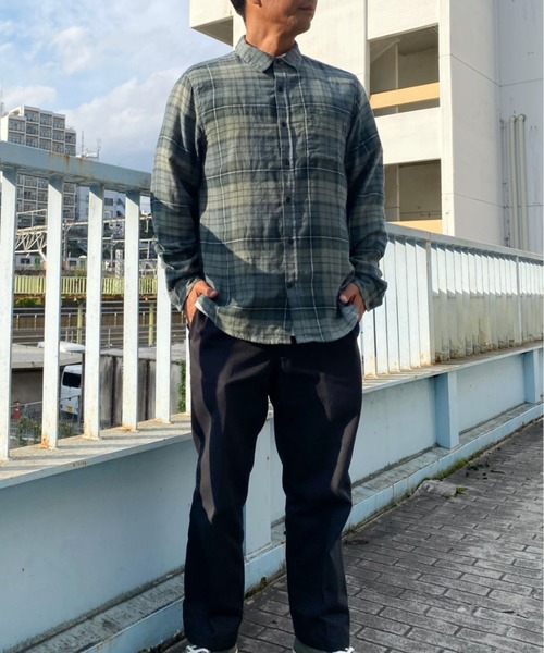 Hurley (ハーレー)の「HURLEY/ハーレー チェック柄 カラーシャツ CU1010(シャツ/ブラウス・メンズ・グレー/グリーン/グレー系その他/マルチ/ブルー系その他/ブラウン・M/L)」の13枚目の写真