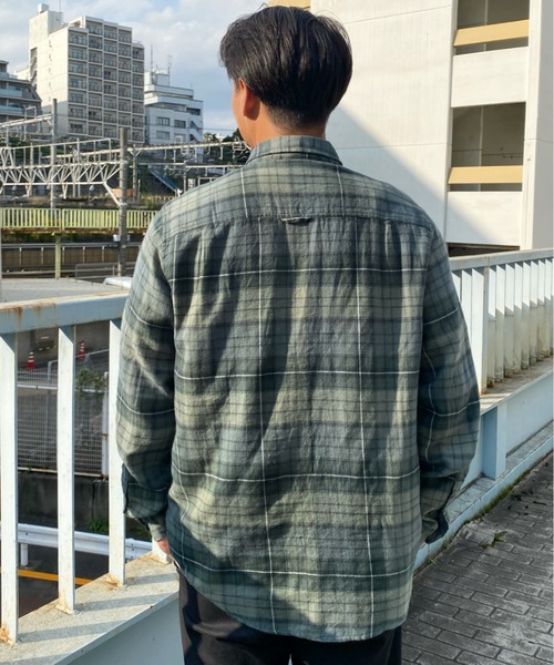 Hurley (ハーレー)の「HURLEY/ハーレー チェック柄 カラーシャツ CU1010(シャツ/ブラウス・メンズ・グレー/グリーン/グレー系その他/マルチ/ブルー系その他/ブラウン・M/L)」の15枚目の写真