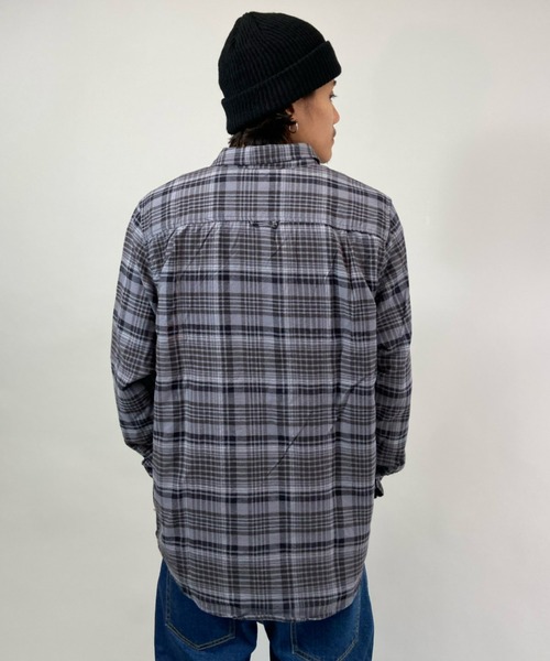 Hurley (ハーレー)の「HURLEY/ハーレー チェック柄 カラーシャツ CU1010(シャツ/ブラウス・メンズ・グレー/グリーン/グレー系その他/マルチ/ブルー系その他/ブラウン・M/L)」の22枚目の写真