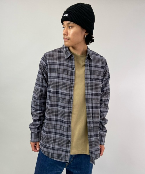 Hurley (ハーレー)の「HURLEY/ハーレー チェック柄 カラーシャツ CU1010(シャツ/ブラウス・メンズ・グレー/グリーン/グレー系その他/マルチ/ブルー系その他/ブラウン・M/L)」の20枚目の写真