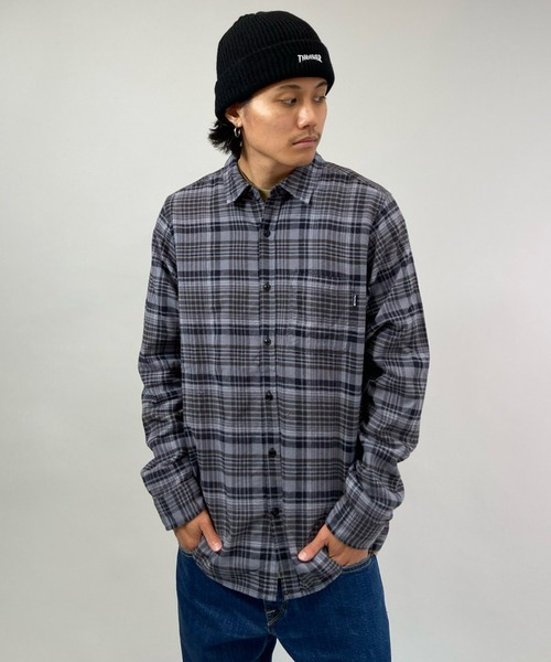 Hurley (ハーレー)の「HURLEY/ハーレー チェック柄 カラーシャツ CU1010(シャツ/ブラウス・メンズ・グレー/グリーン/グレー系その他/マルチ/ブルー系その他/ブラウン・M/L)」の18枚目の写真