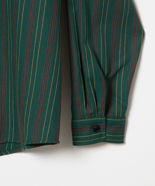 DING（ディング）の「DING/バックボタンストライプシャツ（シャツ/ブラウス・レディース・グリーン/ブラック・FREE）」の17枚目の写真