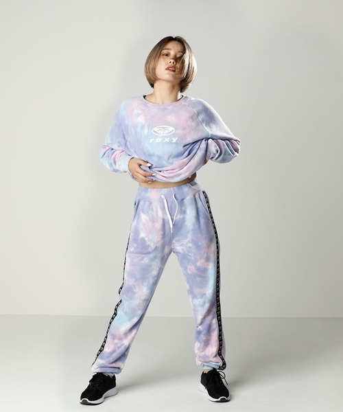 ROXY（ロキシー）の「STIR PANTS/ロキシー ボトムス スウェットパンツ ジョガーパンツ サイドライン タイダイ（スウェットパンツ・レディース・ブラック/ネイビー/ホワイト・SMALL/MEDIUM/LARGE）」の10枚目の写真