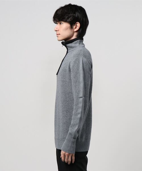 G-STAR（ジースター）の「Utility Constructed Half Zip Knitted Sweater/ハーフジップセーター（ニット/セーター・メンズ・グレー/ダークネイビー・SMALL/MEDIUM/X-SMALL/LARGE）」の13枚目の写真