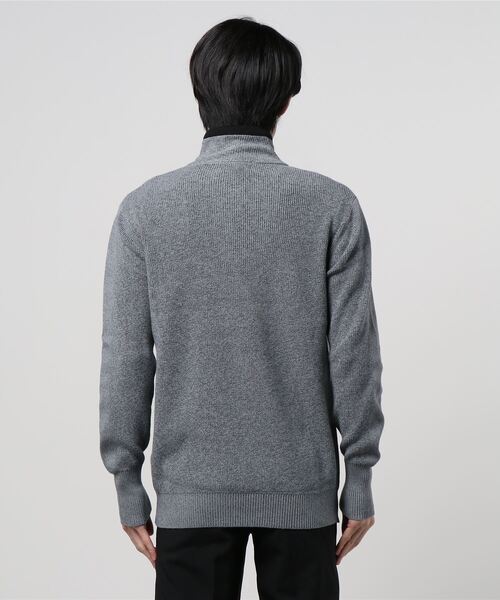 G-STAR（ジースター）の「Utility Constructed Half Zip Knitted Sweater/ハーフジップセーター（ニット/セーター・メンズ・グレー/ダークネイビー・SMALL/MEDIUM/X-SMALL/LARGE）」の14枚目の写真