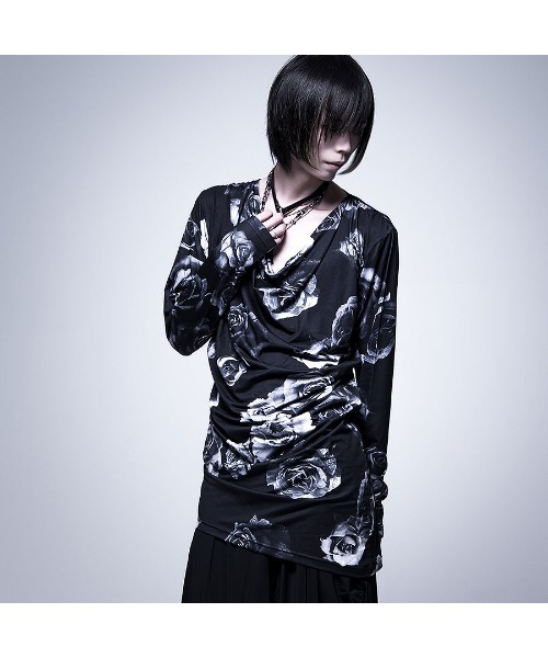CIVARIZE（シヴァーライズ）の「『CIVARIZE』フラワー総柄ドレープ