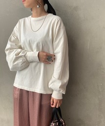 Healthknit（ヘルスニット）の「[HEALTHKNIT/ヘルスニット] バルーンスリーブカットソー（Tシャツ/カットソー・レディース）」