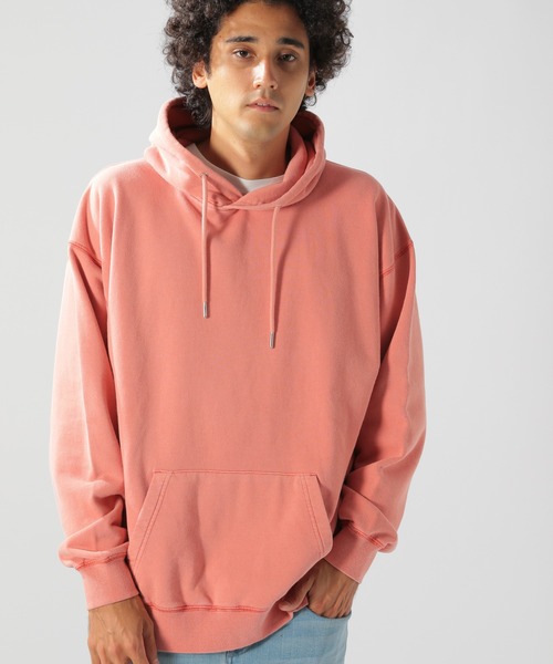 BAYFLOW（ベイフロー）の「WEB限定 BIGスウェットパーカー L/S（パーカー・メンズ・ホワイト/ピンク/ブルー/アイボリー/チャコール/ライトグリーン・MEDIUM/LARGE）」の6枚目の写真