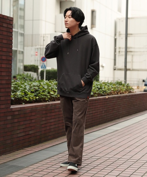 BAYFLOW（ベイフロー）の「WEB限定 BIGスウェットパーカー L/S（パーカー・メンズ・ホワイト/ピンク/ブルー/アイボリー/チャコール/ライトグリーン・MEDIUM/LARGE）」の15枚目の写真