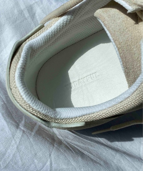 TODAYFUL(トゥデイフル)の「レザーxメッシュスニーカー(Leather x Mesh Sneakers)(スニーカー・レディース・アイボリー/ブラック・38/37/36)」の14枚目の写真