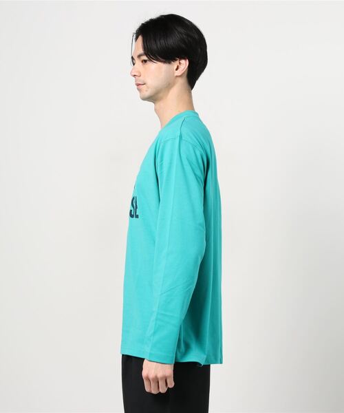 CONVERSE(コンバース)の「CONVERSE/コンバース シューズロゴプリント ロンT/長袖/大きいサイズ(Tシャツ/カットソー・メンズ・ホワイト/グレー/ネイビー/グリーン・2L/3L/5L/4L)」の10枚目の写真