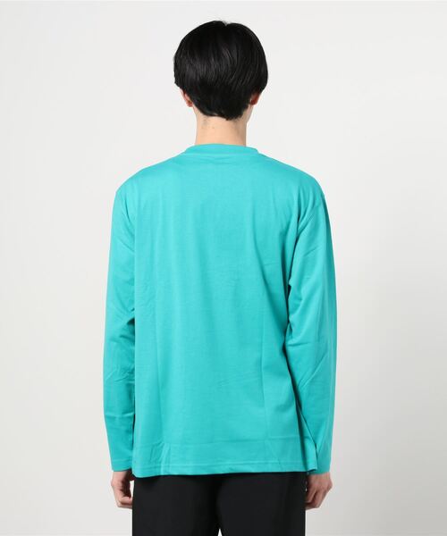 CONVERSE(コンバース)の「CONVERSE/コンバース シューズロゴプリント ロンT/長袖/大きいサイズ(Tシャツ/カットソー・メンズ・ホワイト/グレー/ネイビー/グリーン・2L/3L/5L/4L)」の9枚目の写真