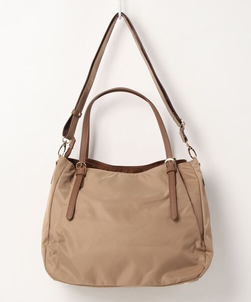 MONICA（モニカ）の「ナイロン2WAYトートバッグ Mサイズ（トートバッグ・レディース・ブラック/ネイビー/ベージュ/ピンク/カーキ・FREE）」の7枚目の写真