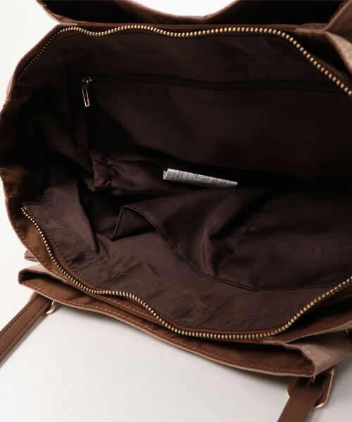 MONICA（モニカ）の「ナイロン2WAYトートバッグ Mサイズ（トートバッグ・レディース・ブラック/ネイビー/ベージュ/ピンク/カーキ・FREE）」の8枚目の写真