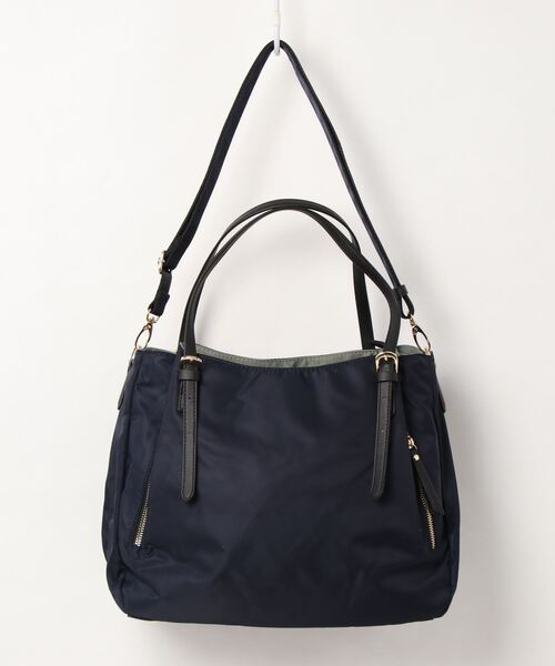 MONICA（モニカ）の「ナイロン2WAYトートバッグ Mサイズ（トートバッグ・レディース・ブラック/ネイビー/ベージュ/ピンク/カーキ・FREE）」の12枚目の写真