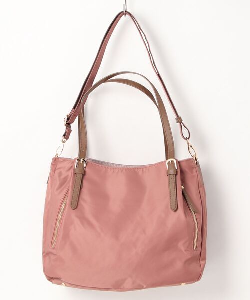 MONICA（モニカ）の「ナイロン2WAYトートバッグ Mサイズ（トートバッグ・レディース・ブラック/ネイビー/ベージュ/ピンク/カーキ・FREE）」の19枚目の写真