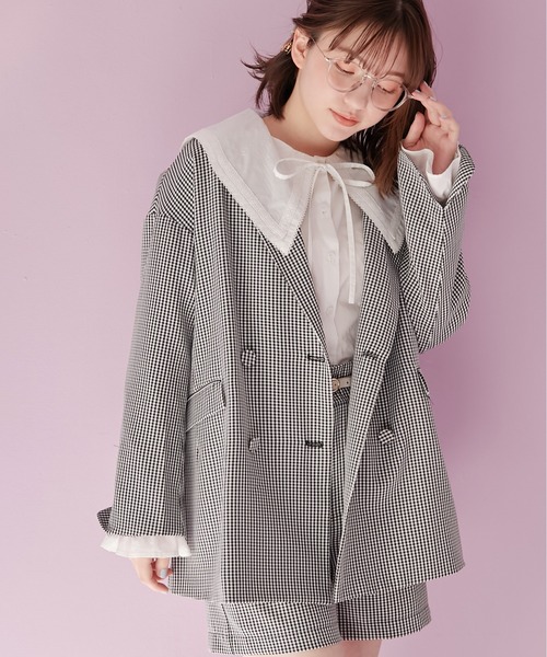 【専用】canone セシルの三角襟ブラウス　アイボリー Maison de FLEUR canone セシルの三角襟ブラウス - メルカリ