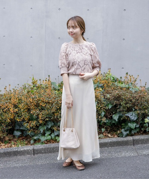 flower（フラワー）の「テンダーレースブラウス（シャツ/ブラウス・レディース・ホワイト/ベージュ・FREE）」の11枚目の写真