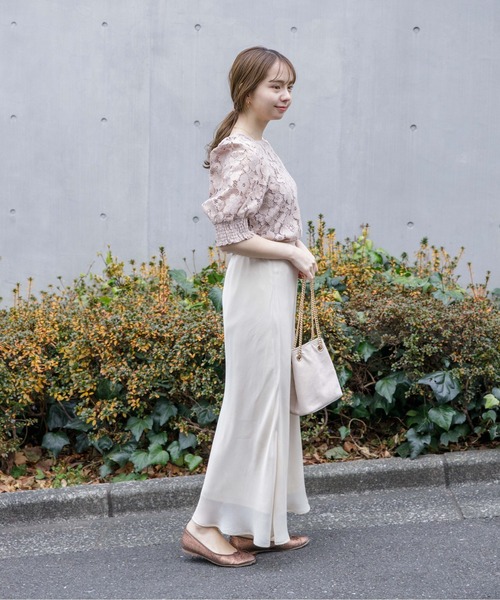 flower（フラワー）の「テンダーレースブラウス（シャツ/ブラウス・レディース・ホワイト/ベージュ・FREE）」の12枚目の写真