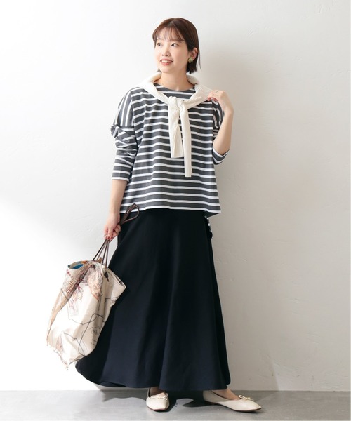 La TOTALITE(ラトータリテ)の「リネン混フレアスカート◆(スカート・レディース・ベージュ/ネイビー・38/36)」の18枚目の写真