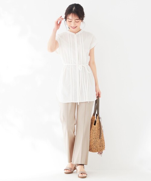 ANY SIS(エニィスィス)の「【L'aube】ミラクルストレッチ パンツ(その他パンツ・レディース・黄土色系/ベージュ系・4)」の3枚目の写真