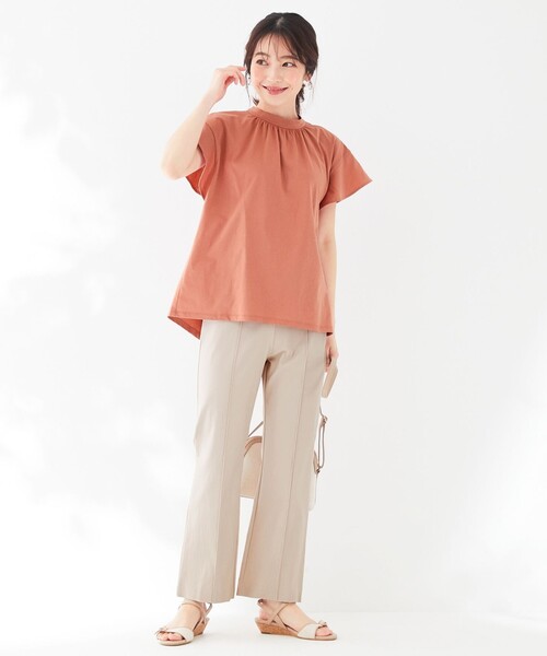 ANY SIS(エニィスィス)の「【L'aube】ミラクルストレッチ パンツ(その他パンツ・レディース・黄土色系/ベージュ系・4)」の4枚目の写真