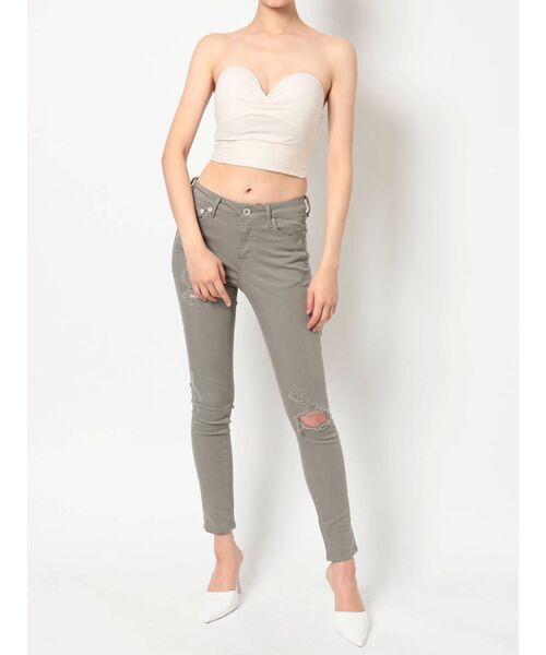 GYDA（ジェイダ）の「BACKリボンリブベアビスチェ（チューブトップ・レディース・ブラック/アイボリー・FREE）」の21枚目の写真