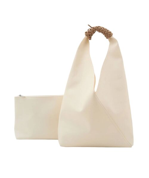 dazzlin（ダズリン）の「メッシュハンドルビッグバッグ（トートバッグ・レディース・ブラック/ベージュ/アイボリー・FREE）」の2枚目の写真