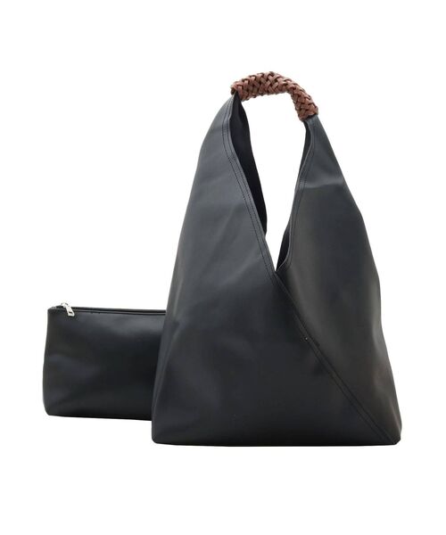 dazzlin（ダズリン）の「メッシュハンドルビッグバッグ（トートバッグ・レディース・ブラック/ベージュ/アイボリー・FREE）」の7枚目の写真