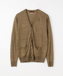 TOMORROWLAND | オーガニックリネンニット Vネックカーディガン(カーディガン/ボレロ)