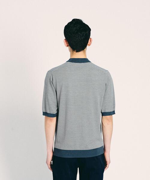 2024 ユナイテッドアローズ モックネック ニット ウォッシャブル 半袖 ショートスリーブ モックネックニット UA COZY ーウォッシャブル