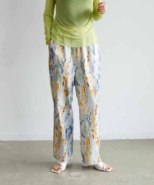 Birthday room（バースデイルーム）の「ペイントアートパンツ（その他パンツ・レディース・イエロー/オレンジ・FREE）」の3枚目の写真