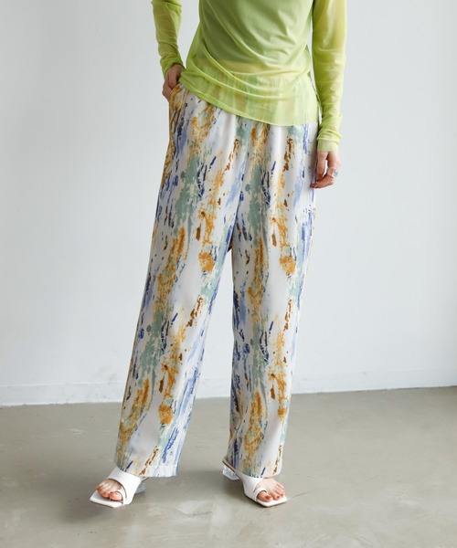 Birthday room（バースデイルーム）の「ペイントアートパンツ（その他パンツ・レディース・イエロー/オレンジ・FREE）」の4枚目の写真