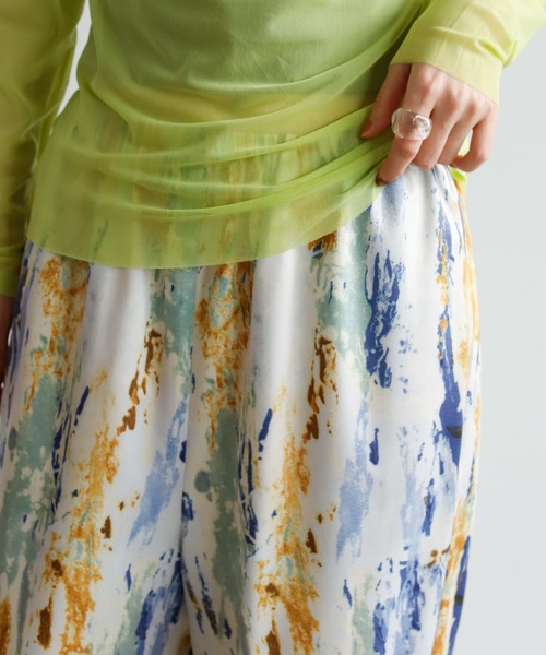 Birthday room（バースデイルーム）の「ペイントアートパンツ（その他パンツ・レディース・イエロー/オレンジ・FREE）」の9枚目の写真