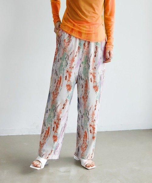 Birthday room（バースデイルーム）の「ペイントアートパンツ（その他パンツ・レディース・イエロー/オレンジ・FREE）」の14枚目の写真