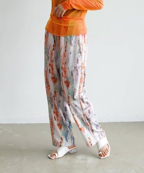 Birthday room（バースデイルーム）の「ペイントアートパンツ（その他パンツ・レディース・イエロー/オレンジ・FREE）」の15枚目の写真