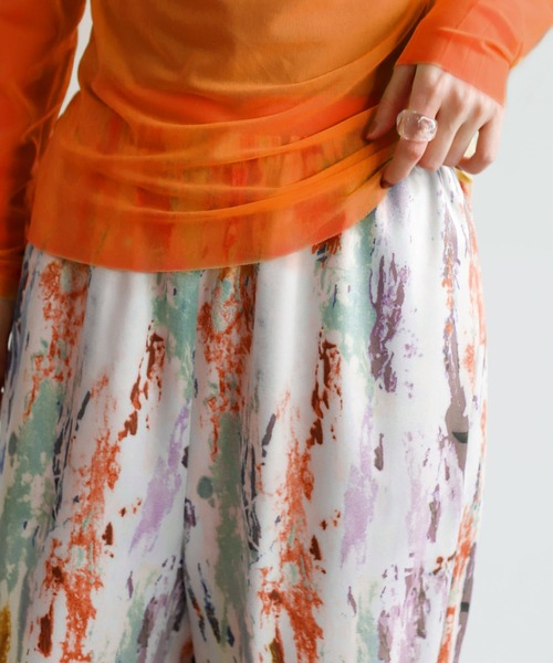 Birthday room（バースデイルーム）の「ペイントアートパンツ（その他パンツ・レディース・イエロー/オレンジ・FREE）」の18枚目の写真