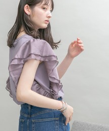 UR Lab. | UR Lab.　袖フリルカットソー(Tシャツ/カットソー)